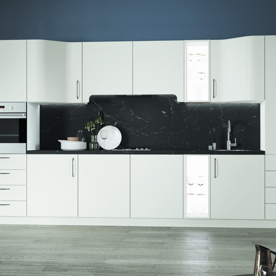 РИМИ - Современные кухни - Майами (криволинейные фасады)