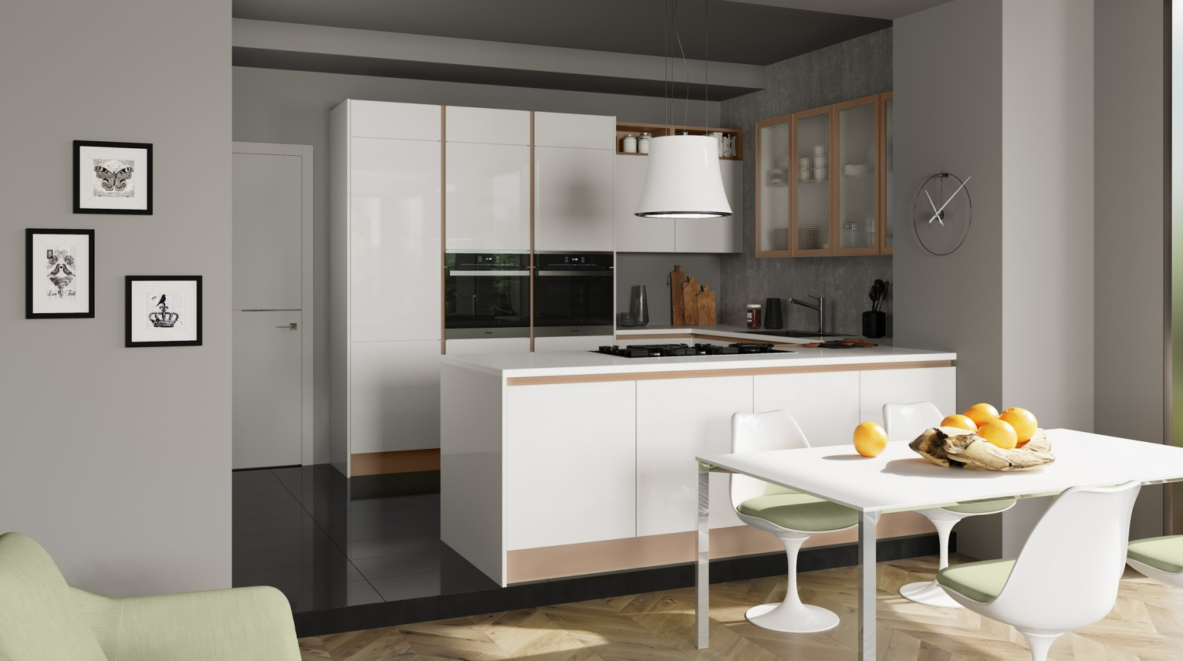 РИМИ - Современные кухни - Майами