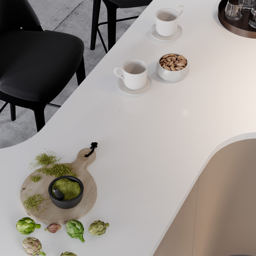 РИМИ - Современные кухни - Майами (криволинейные фасады)