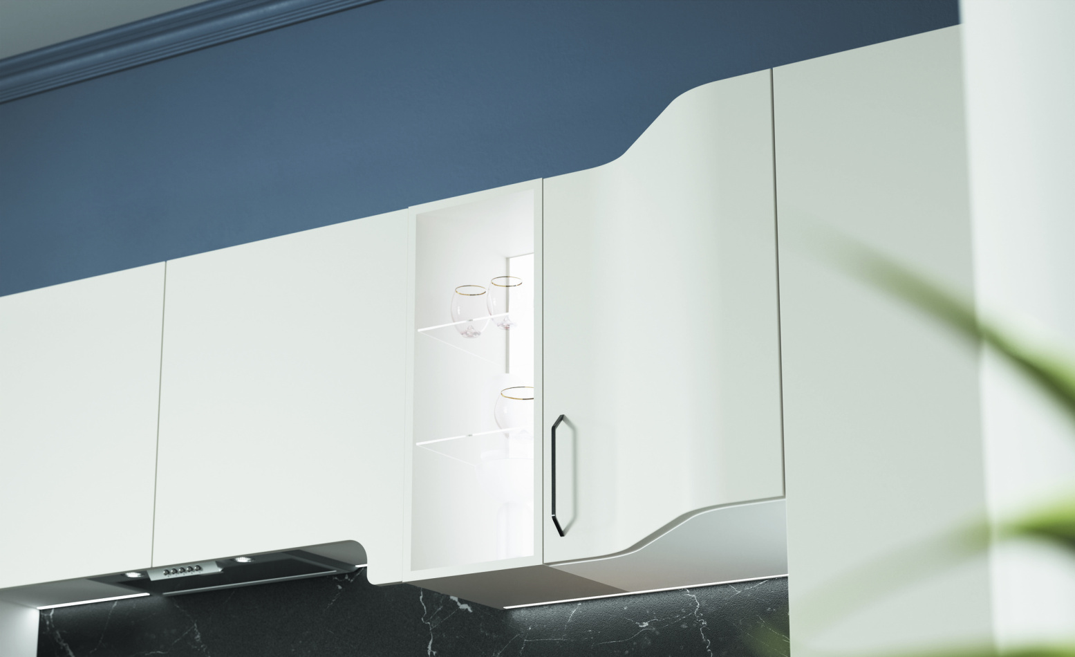 РИМИ - Современные кухни - Майами (криволинейные фасады)