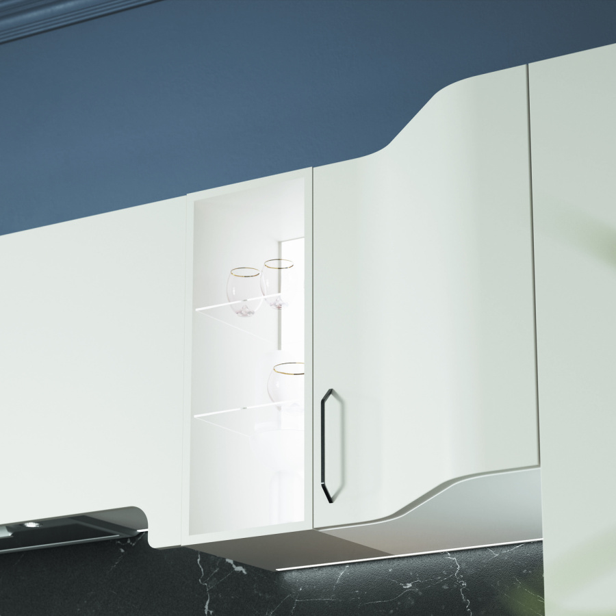 РИМИ - Современные кухни - Майами (криволинейные фасады)